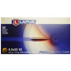 6.5x55 - Lapua - x50 / 123 grs