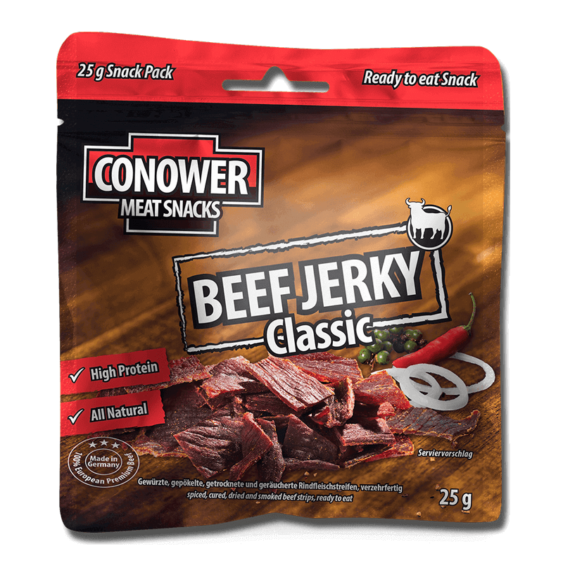 BEEF JERKY PEPPERED 25G