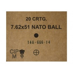 7.62x51 type M80 FMJ 147gr...